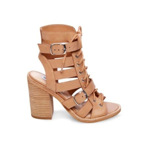 Edgy Cool Steve Madden Caged Sandals - Picture 3 of 5